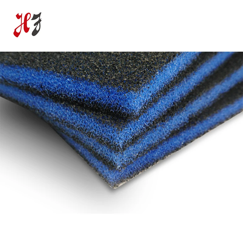 PPI Filter Foam Mat blue 50x50x10 cm