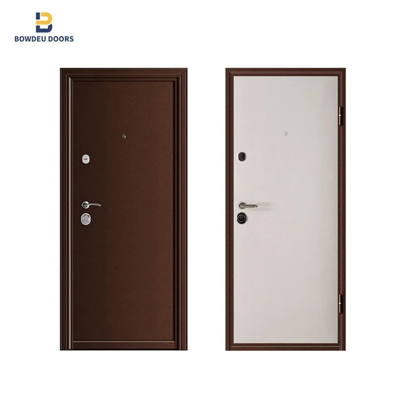 Russia Style Wrought Iron Entrance Armored Security Steel Door Aluminum Steel Bullet Proof Security Doors