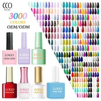 CCO Wholesale Odorless Uv Gel Private Label Professional Nail Supplies Color Nail Gel Polish