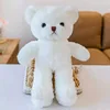 bare bear-white rose velvet bear