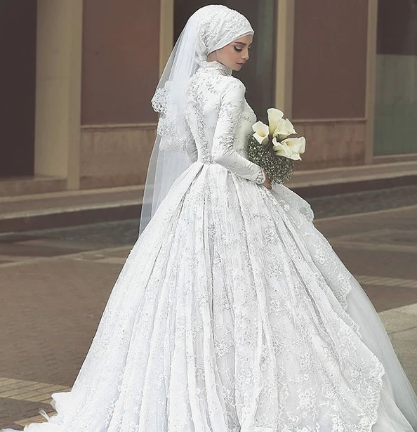 CCY Hijab de robe de mariée de luxe personnalisé 20 styles