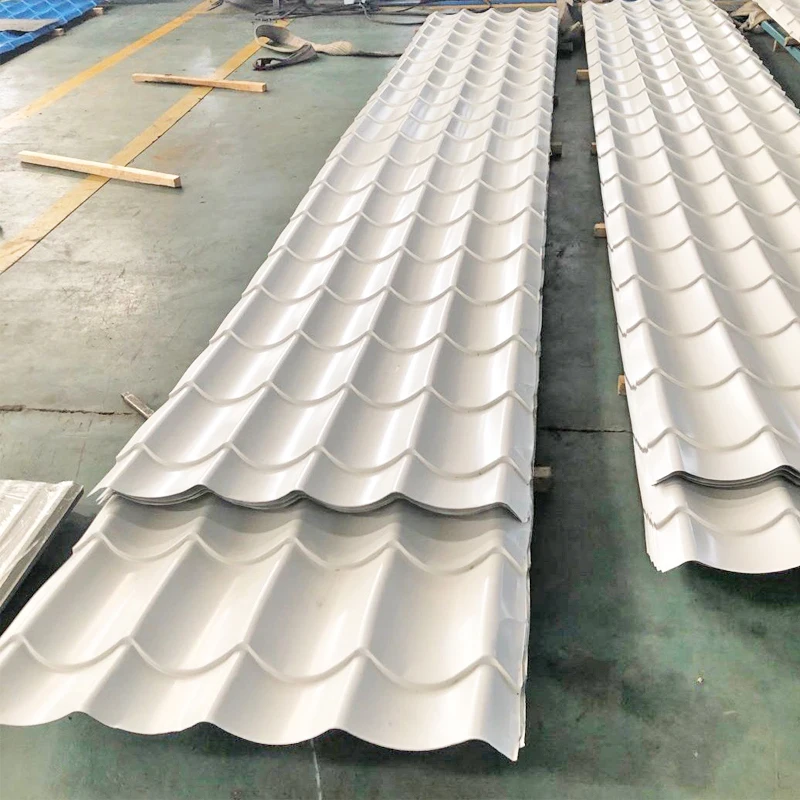 24 Gauge Corrugated Steel Roofing Sheet Colored Corrugated Sheet