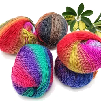 Cashfeel Australian Merino Fingering Wool Silk Knitting Yarn Superfine ...