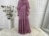 Dusty pink (With Long Scarf)