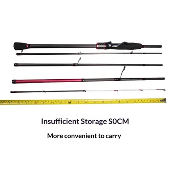 5 Portable Luya Rod Carbon Fiber Rod Ultra-Fast Straight Handle Travel Rod Lure Ultra-Hard Tuning 2.13m/2.29m Sizes Spot – Hard Lure – view 5