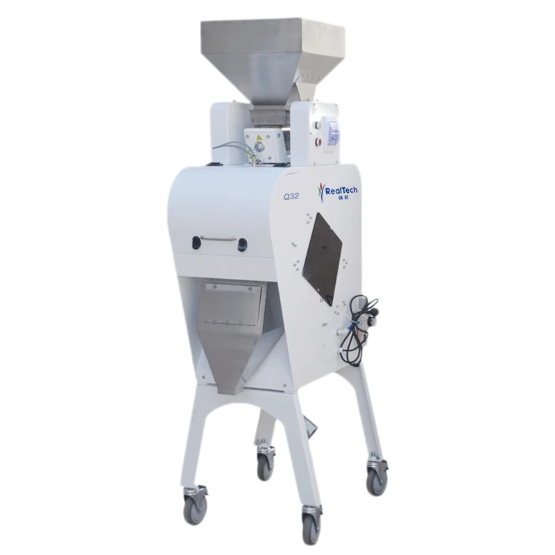 Mini 32 Coffee Bean Color Sorting Machine Q32 Model Coffee Bean Color Sorter RGB CCD Optical Sorter