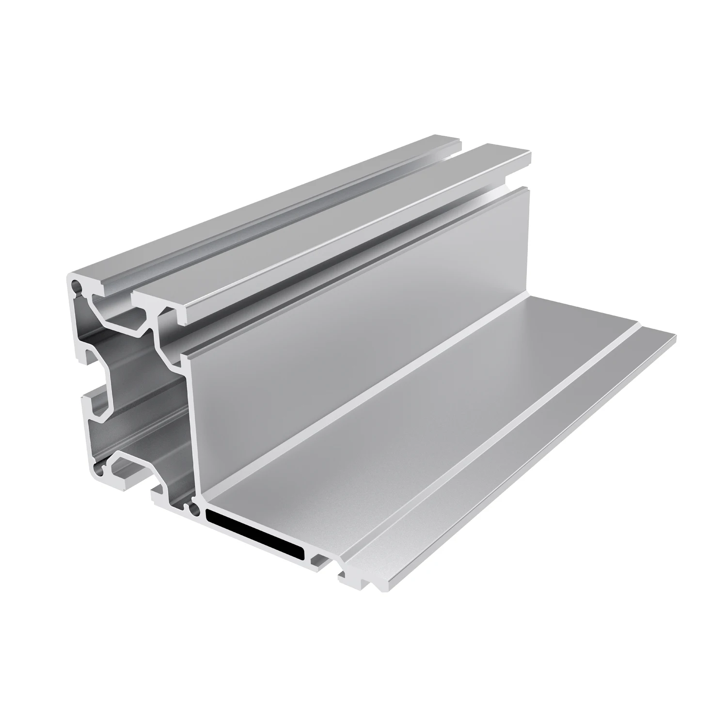 65107 High-Speed Linear Material Conveyor Belt Magnetic Levitation Silent Wheel Assembly Aluminum Profiles Low Friction