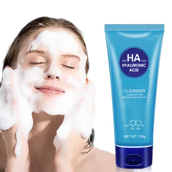 Hyaluronic acid moisturizing cleanser