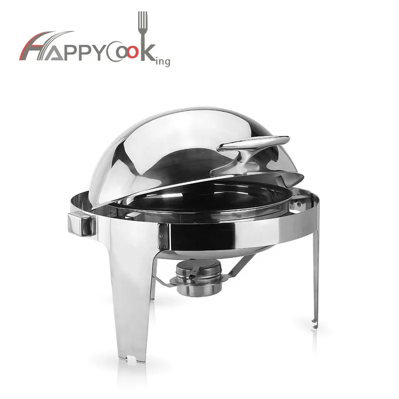 Заводская поставка отличный круглый подогреватель из нержавеющей стали набор для подогрева пищи