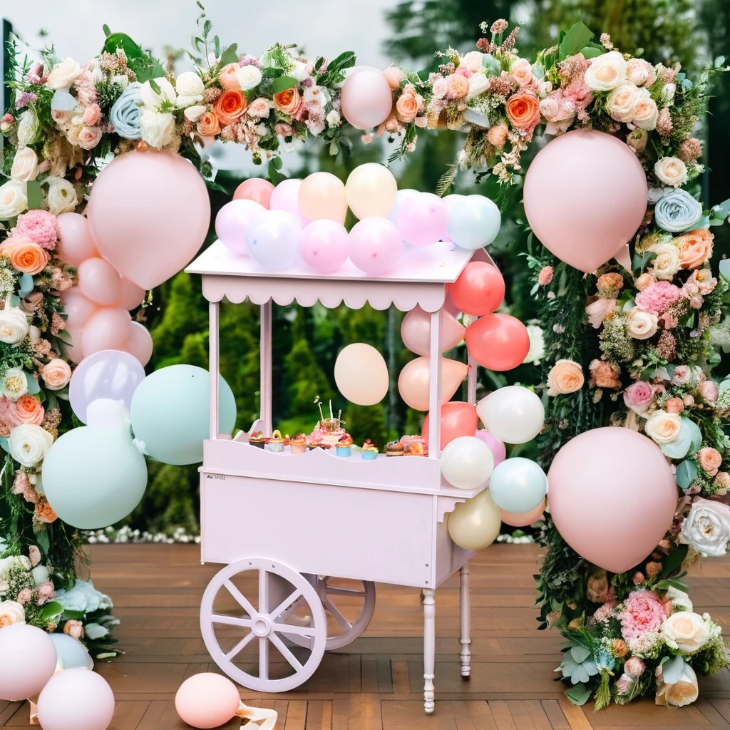 Складная тележка для конфет