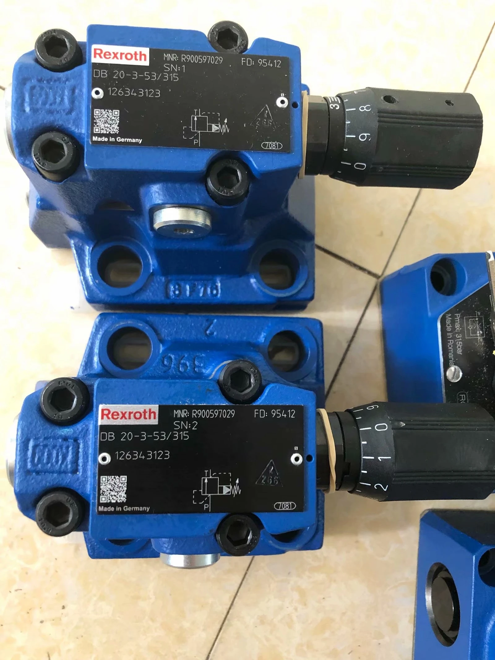 Rexroth DBW Type DBW20 DBW10 DBW30 Electro Hydraulic Pilot Relief Valve DBW20B2-5X/100U6EG24N9K4