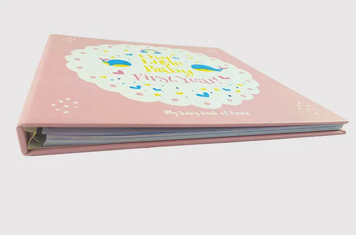 
Экологически чистые Роскошные новорожденные младенцы Младенцы мальчик девочка первые 5 лет журналы спиральная Обложка память книга сувенир 