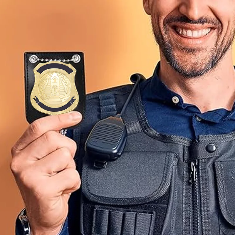 Custom Metal Private Security Guard Badge Nypd Investigation Cop Holder Dea Fire Firefighter Chaplain Custom Security Poli Badge