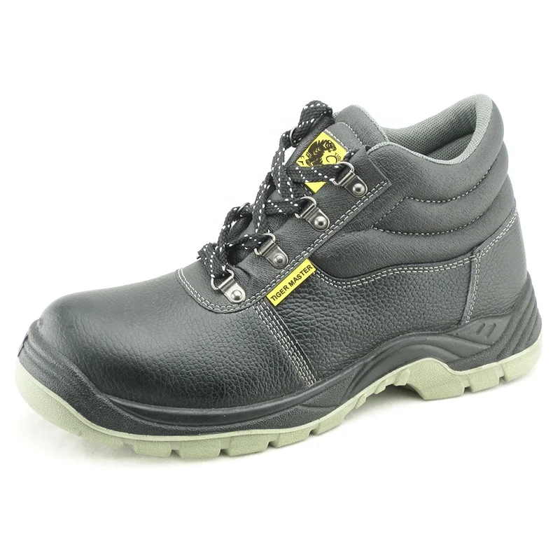 Source Anti slip black leather zapatos de seguridad punta de acero steel toe puncture construction safety shoes on m.alibaba.com