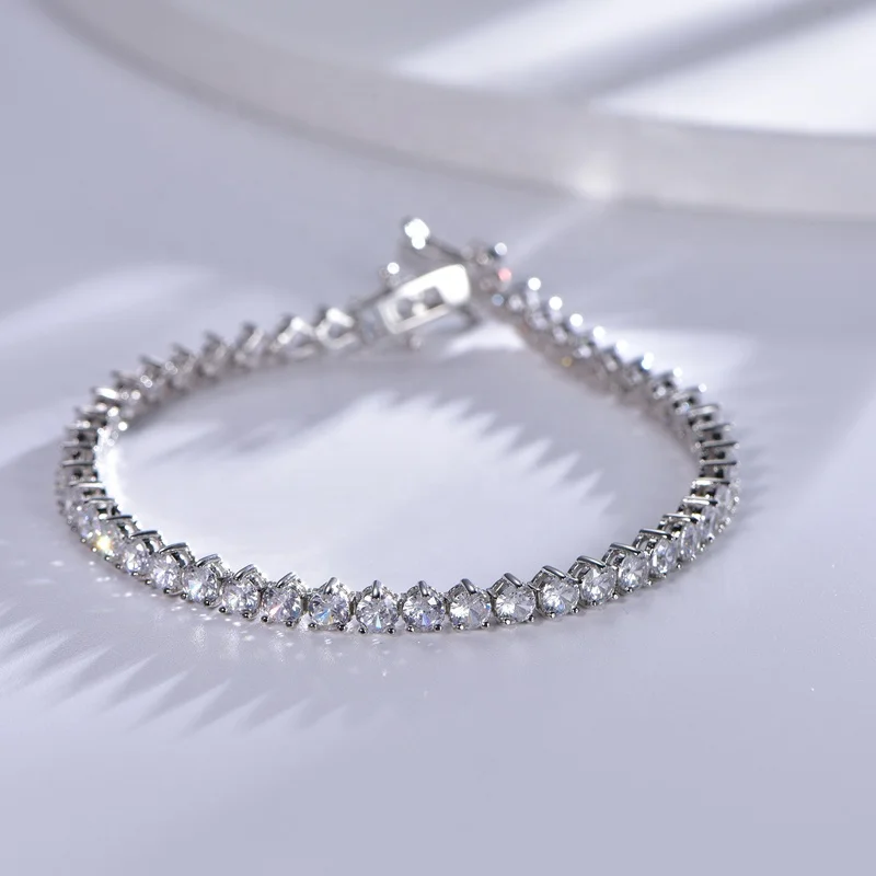 Armband 925 silver tennis bracelet with cz wholesale tennis bracelet for women