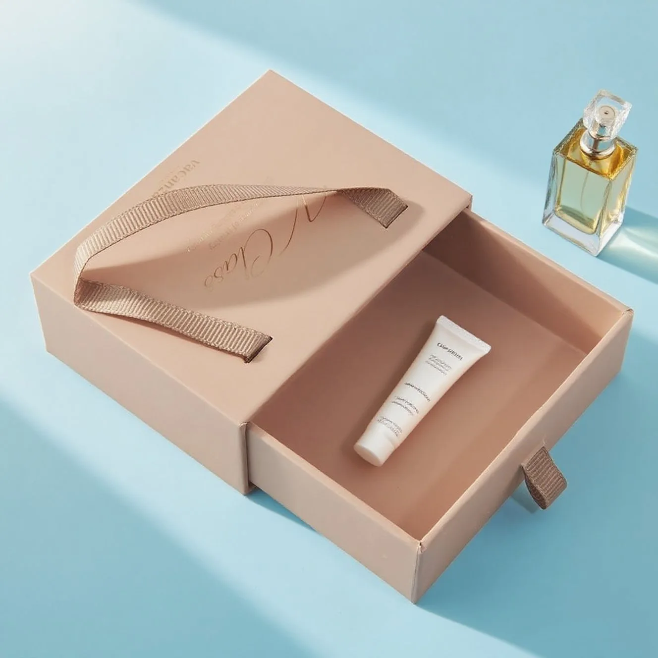Luxury Men's Cosmetic Box | Recycled Eco-Friendly Travel Case | Customizable Skincare Packaging with Affordable Price