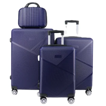 new custom design abs luggage suitcase 20/24/28 inch hardside  suitcase bag sets luggage travel bags