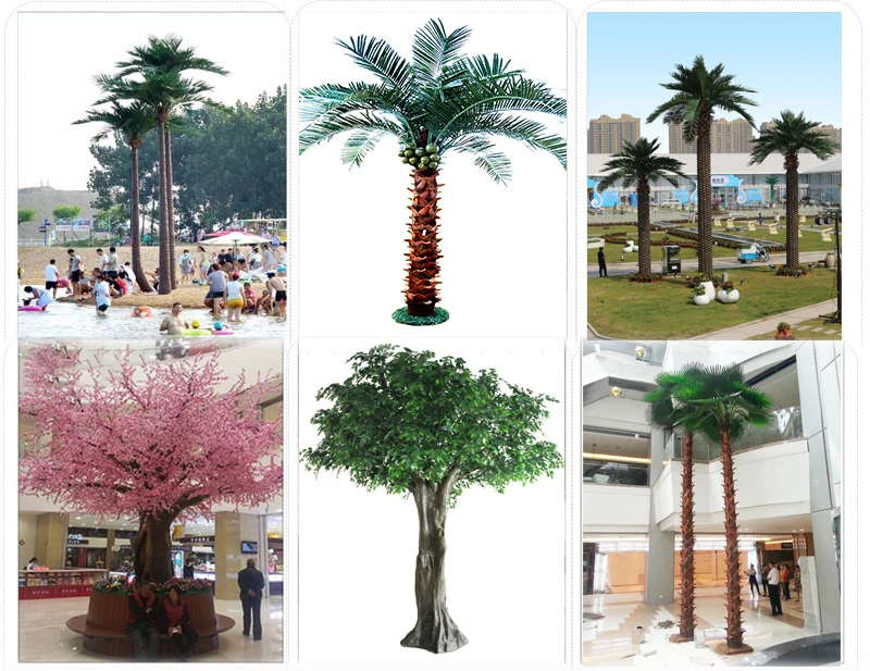 Es01 Custom Palm Tree Indoor Outdoor Patio Pool Coastal Ornamental