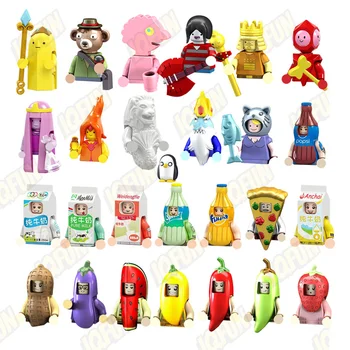 Hot-selling Cartoon Mini Figure Animation Building Blocks Christmas Gift Assembled Toy Cute Collector Model Figures Toys