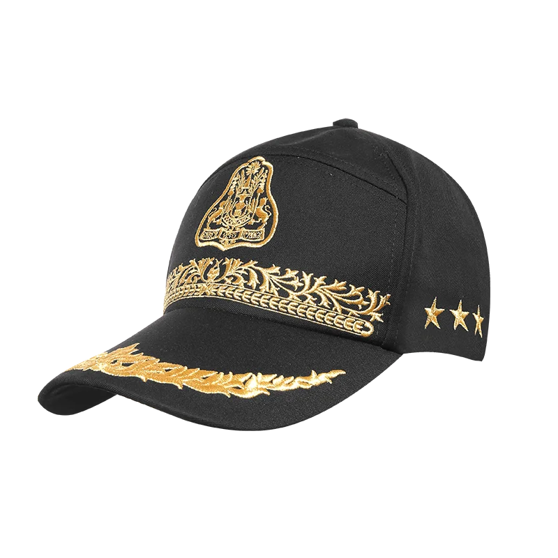 embroidered military hats