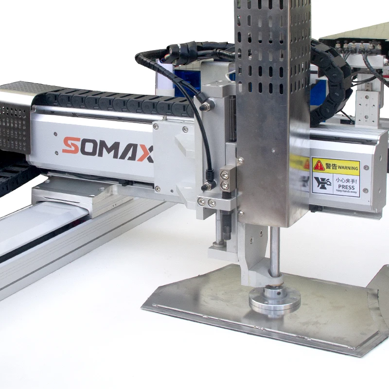 Smart SOMAX SM-21S Easy Operation Multifunctional Overlock Template Machine Full Automatic Sponge Ball Mop Sewing Machines
