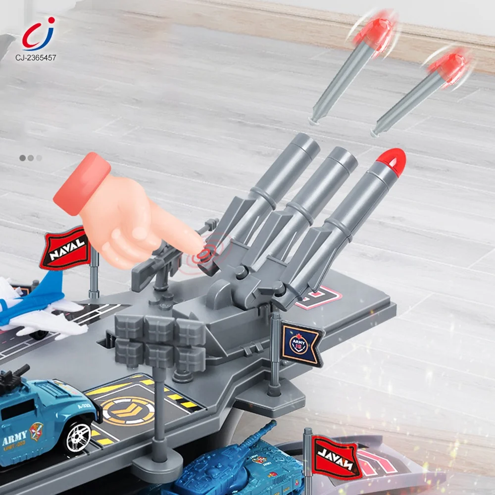 Chengji Aircraft Carrier Plastic Model Simulation 2in1 Storage Deformable Toy Aircraft Carriers with Catapults