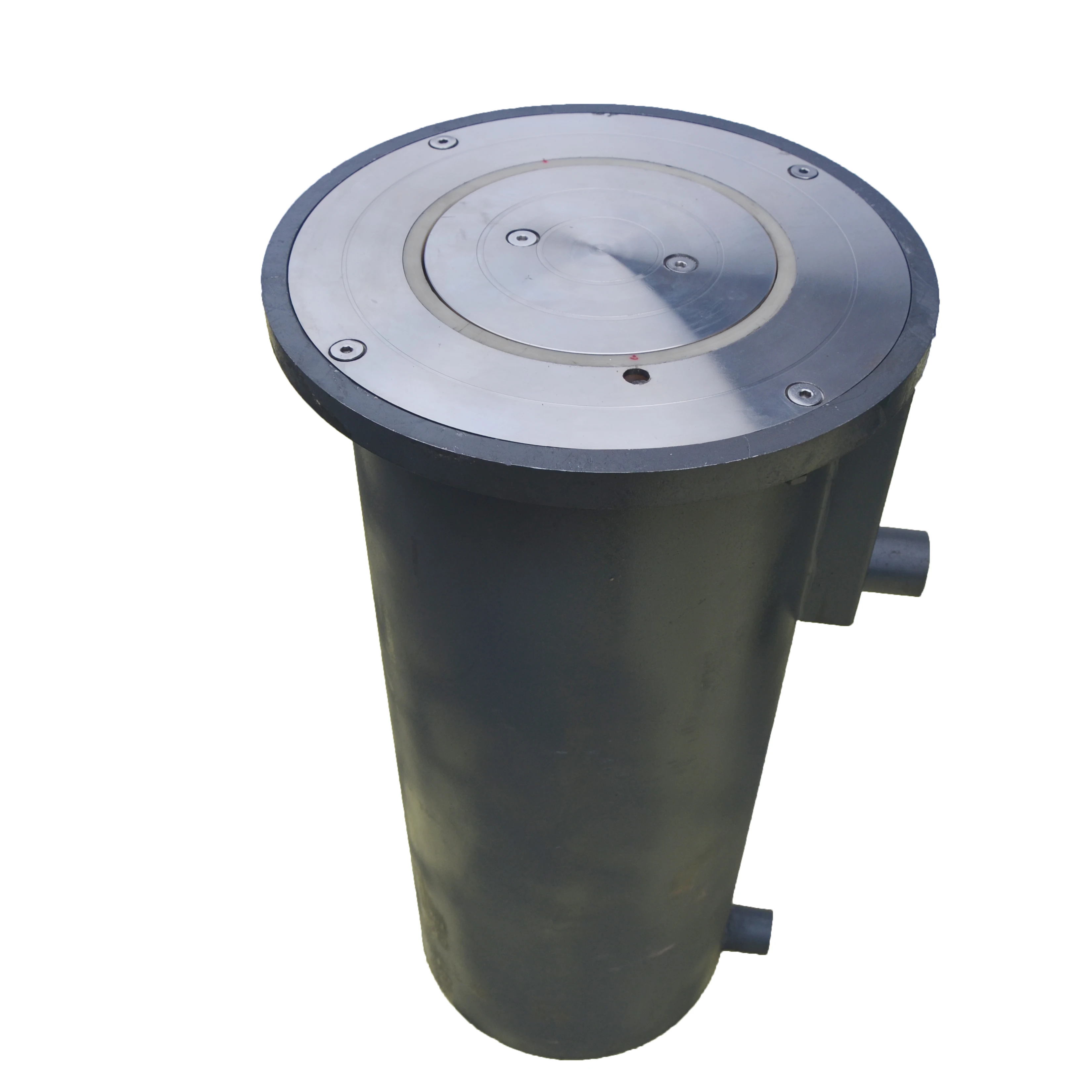 Semi-automatic Retractable Bollard Reflective Tape Lifting Bollards Warning Bollard