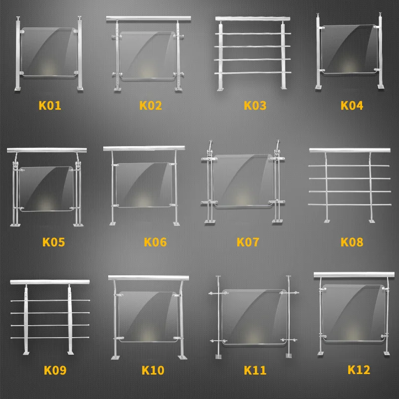 Glass Railing Hardware,Stairway Handrail Glass Railing Balustrade