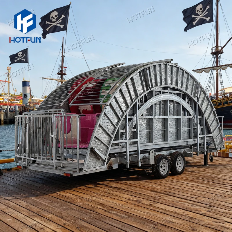Hotfun Factory Price Amusement Park Rides Games Carnival Games Electric Coffee Cups Tea Cup Kiddie Ride with Trailer for Sale