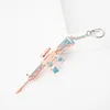 Fucile d'assalto M416-leone dorato-oro rosa