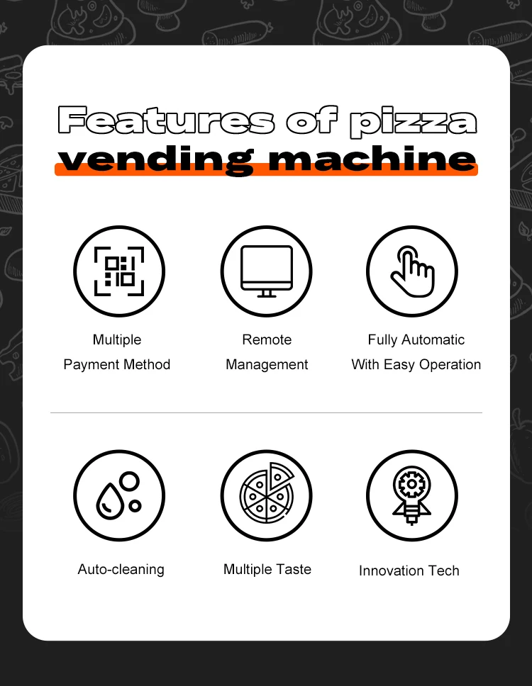 24H Self Service Smart Touch Screen Fast Food Machine Commercial Touch Screen Automatic Vending Machine