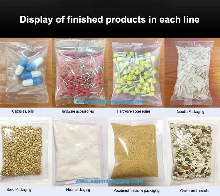 Automatic Bean Bagging 1kg Rice Salt Bag Packing Machine 8