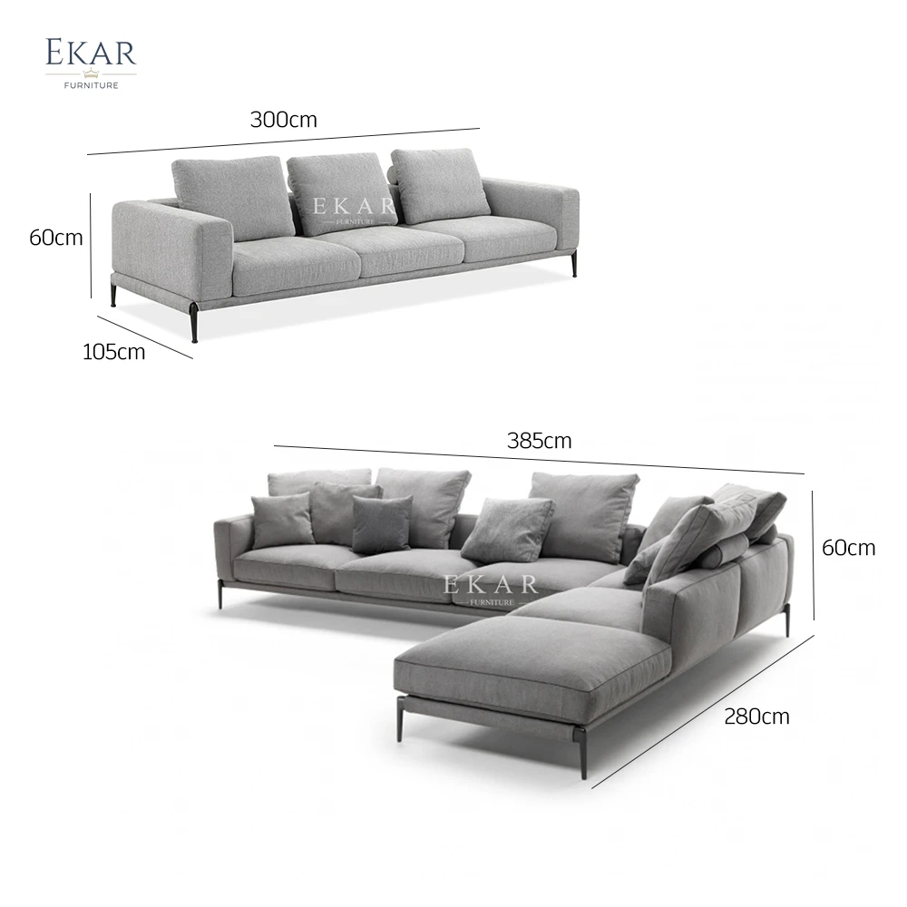 product new design stylish detachable cover independent backrest armrest sofa design sofa l-66