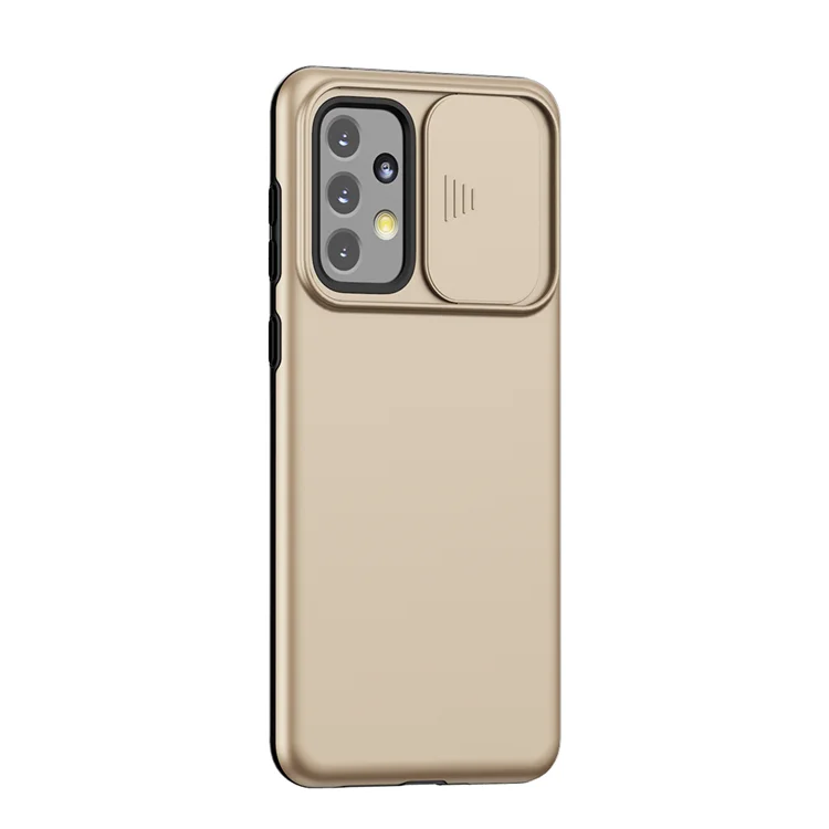 For Oppo A17k case Shockproof Mobile Phone Bags Slide Lens Camera Protection Back Cover PC Matte Phone Cases