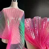 สีแดงกุหลาบอ่อน - - - สีกุหลาบอ่อน ตรง วัดความยาวหนึ่งเมตร