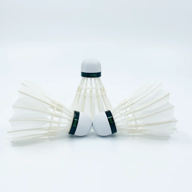 High Quality Durable Goose Feather Badminton Ball Class 2 Goose Flex Feather Shuttlecocks Factory Wholesale Professional use factory