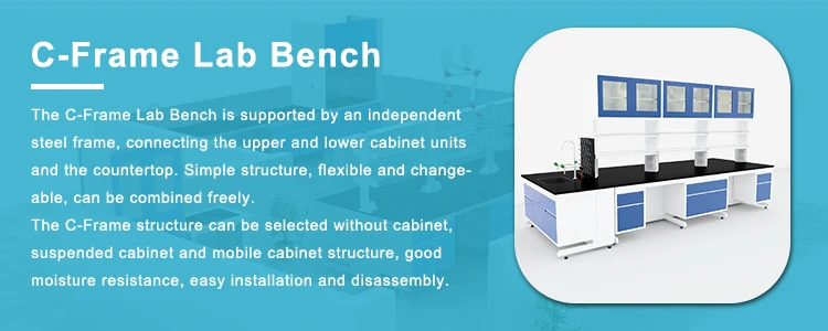 Medical Lab Workstations Steel Laboratory Furniture with Epoxy Resin ...