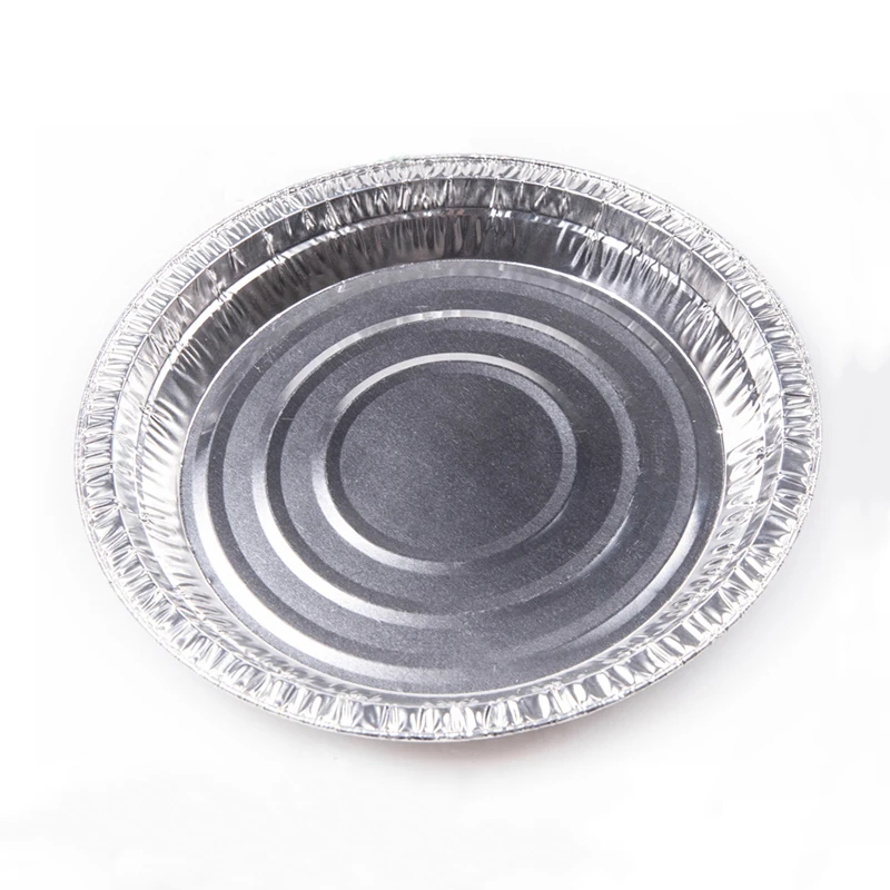 product tia yb67 75  inch disc  round cake pizza bread loaf baking tart tray take out food containers disposable aluminum foil bowl-1