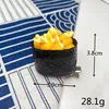 Épingle à cheveux sushi colorée pour petite salade de maïs