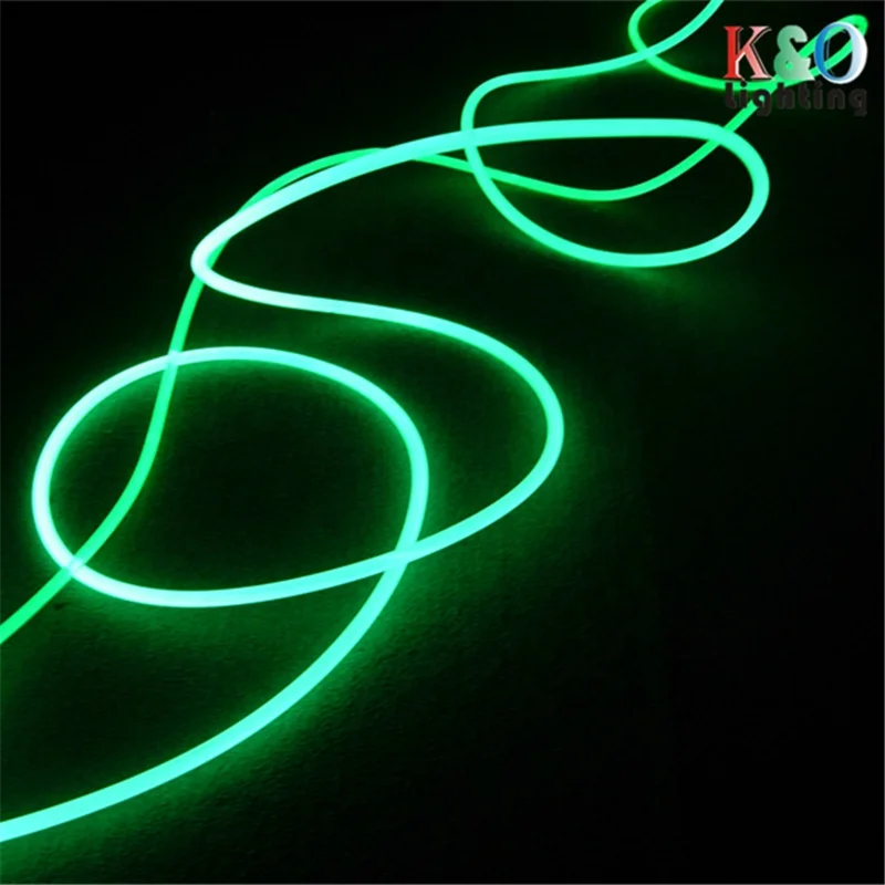 6mm Polymer Solid Core Side Glow Fibre Optic Cable for Pool Facade Lighting