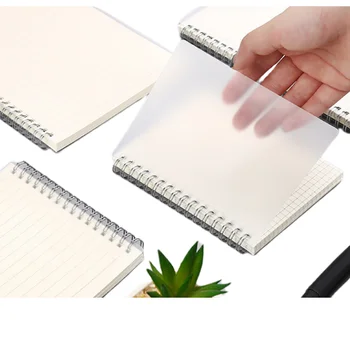 School Office Note Books Planner Notebook Journal Notebooks Simple Gift Notebook Cover Transparent Leather