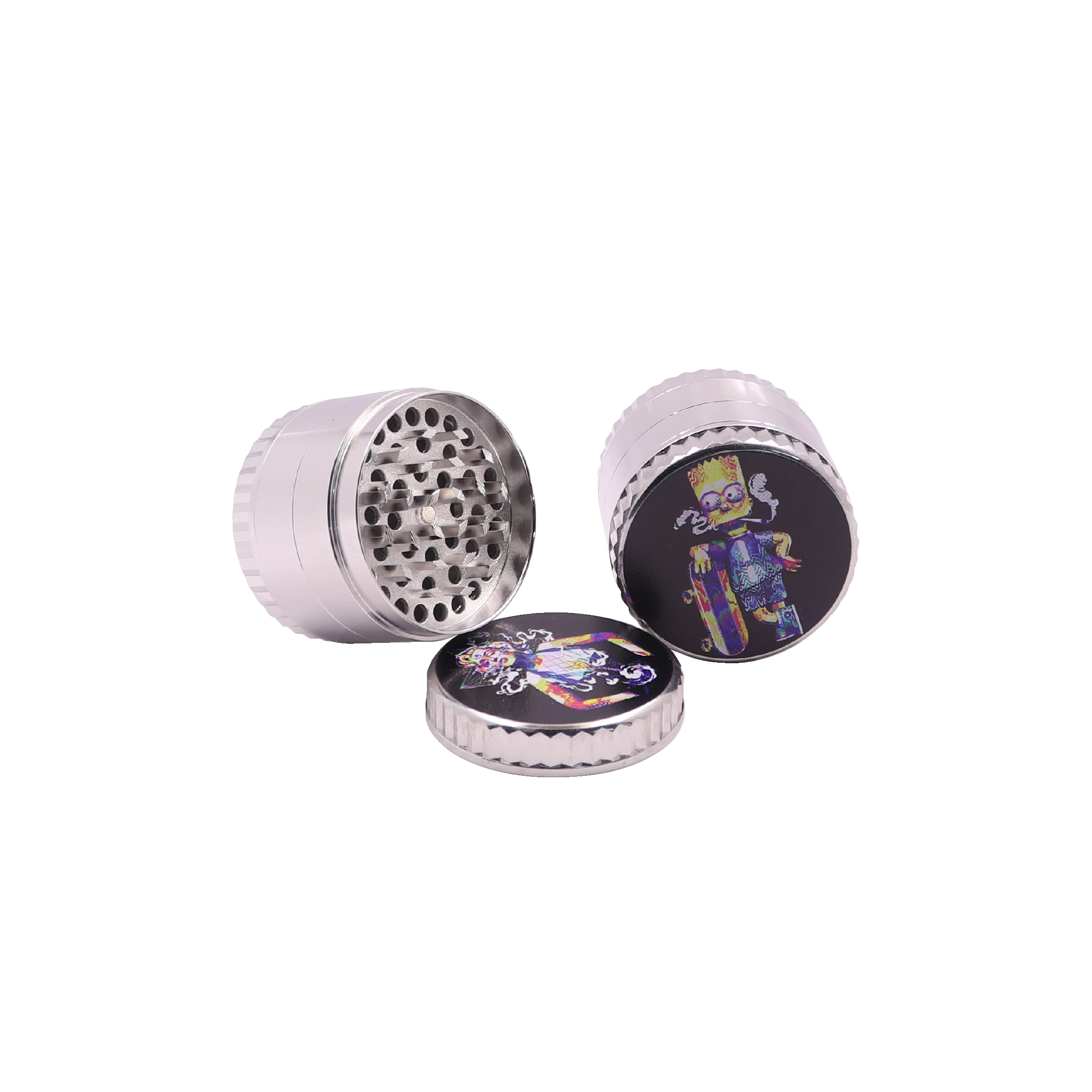 Metal Herb Grinder – Gold Alloy Spice & Herbal Grinder, Smoke Grinder