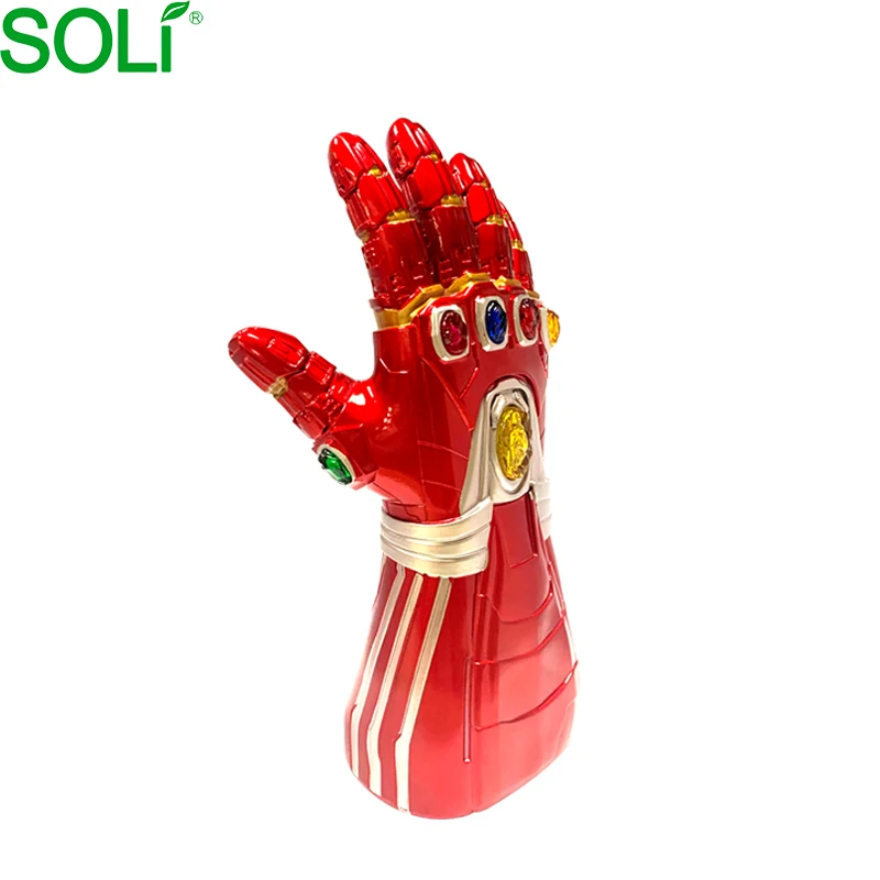 New PVC LED final battle Iron Man Nano gauntlet Thanos Infinity