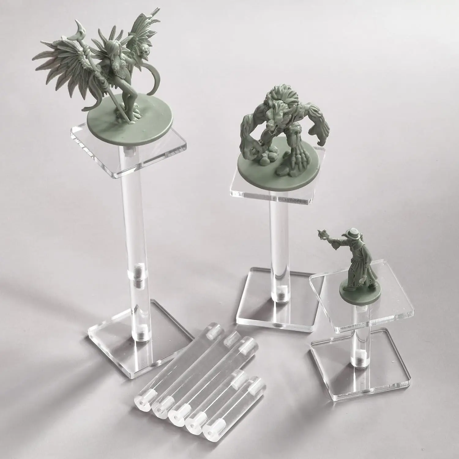 Tabletop Riser Kit 3pcs Adjustable Height Multi-Tiered Combat Risers for Tabletop Rpgs