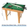 Table de billard modèle 69 à pieds hauts/hauteur standard