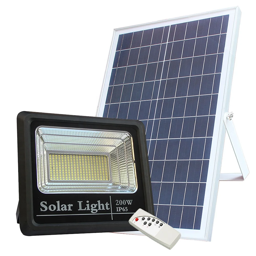 Solar IP65 Battery Floodlight 10w 25watt 40w 60w 100w 200w 300w Led Flood Light