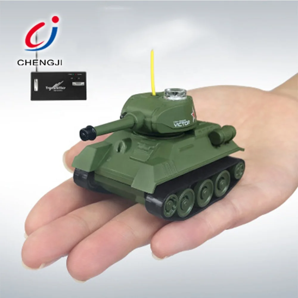【新品未開封】MINI PANZER TANK 赤外線バトル機能付き　グリーン Remoteラジオコントロールバトルタンクミニプラスチック赤外線