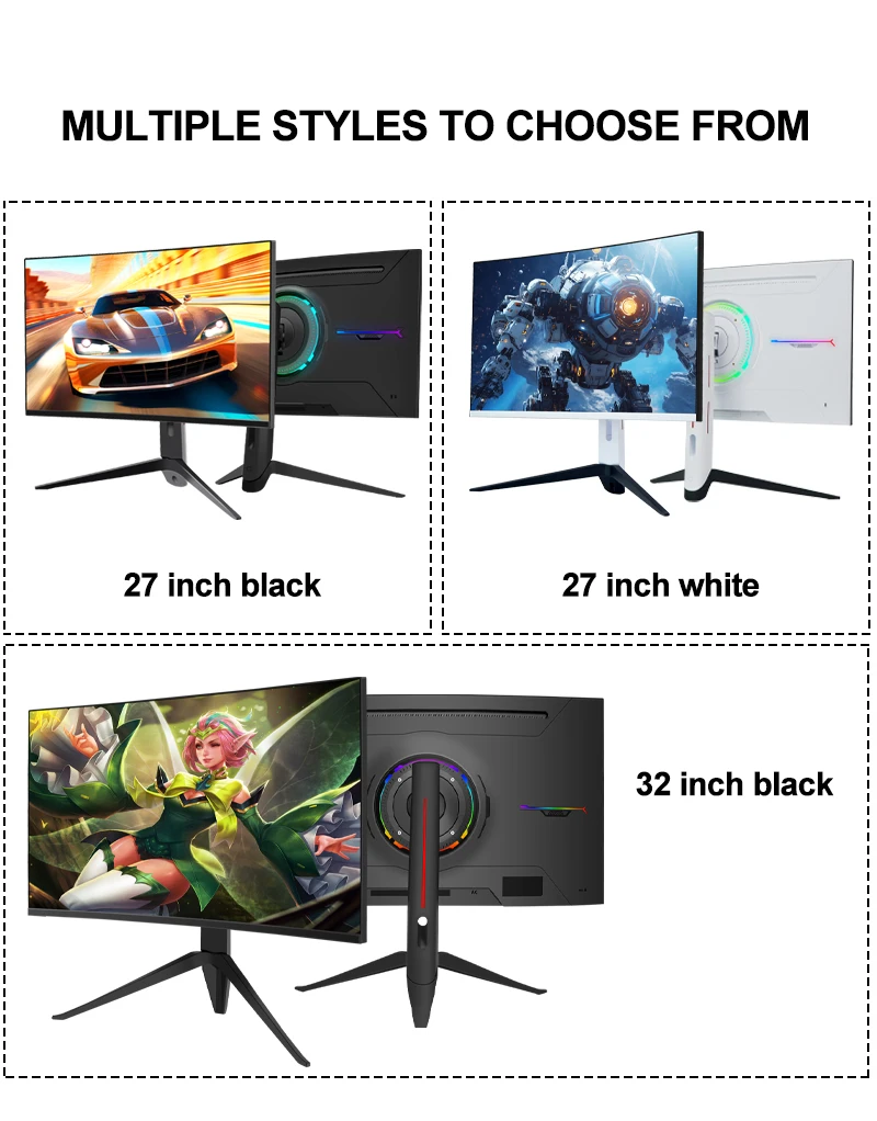 34 Inch Curved Screen LCD Monitor - 165 Hz 4K Gaming