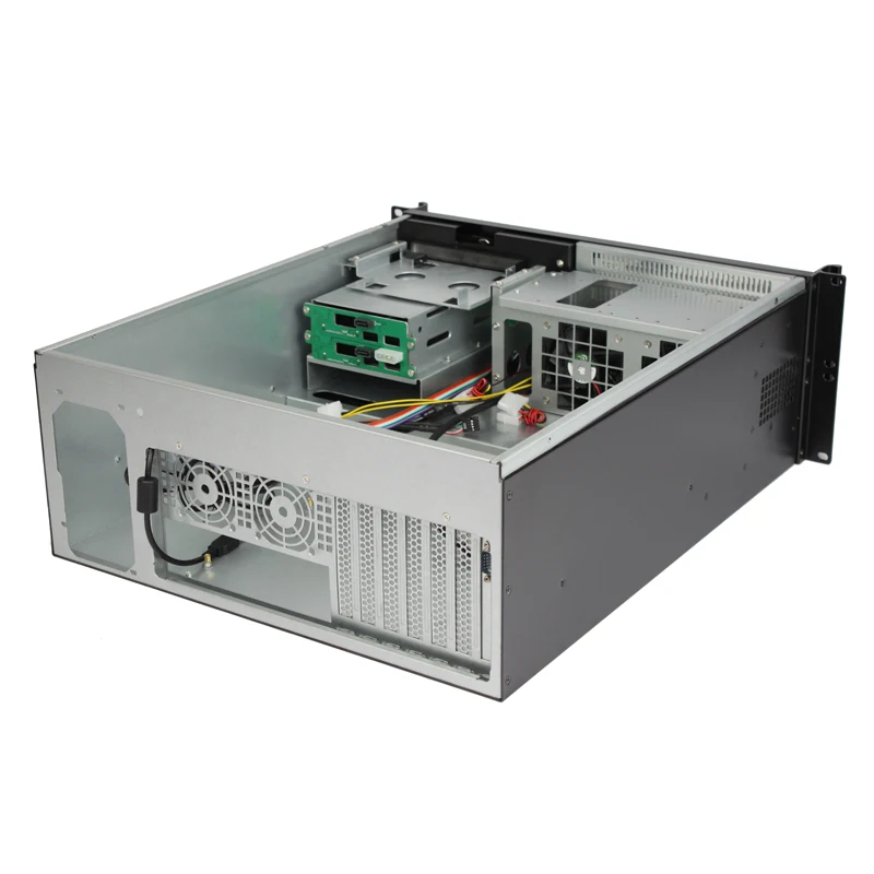 4U Rackmount LCD Workstation Chassis with Touchscreen Keyboard and Fan Stock Status ATX PSU Included