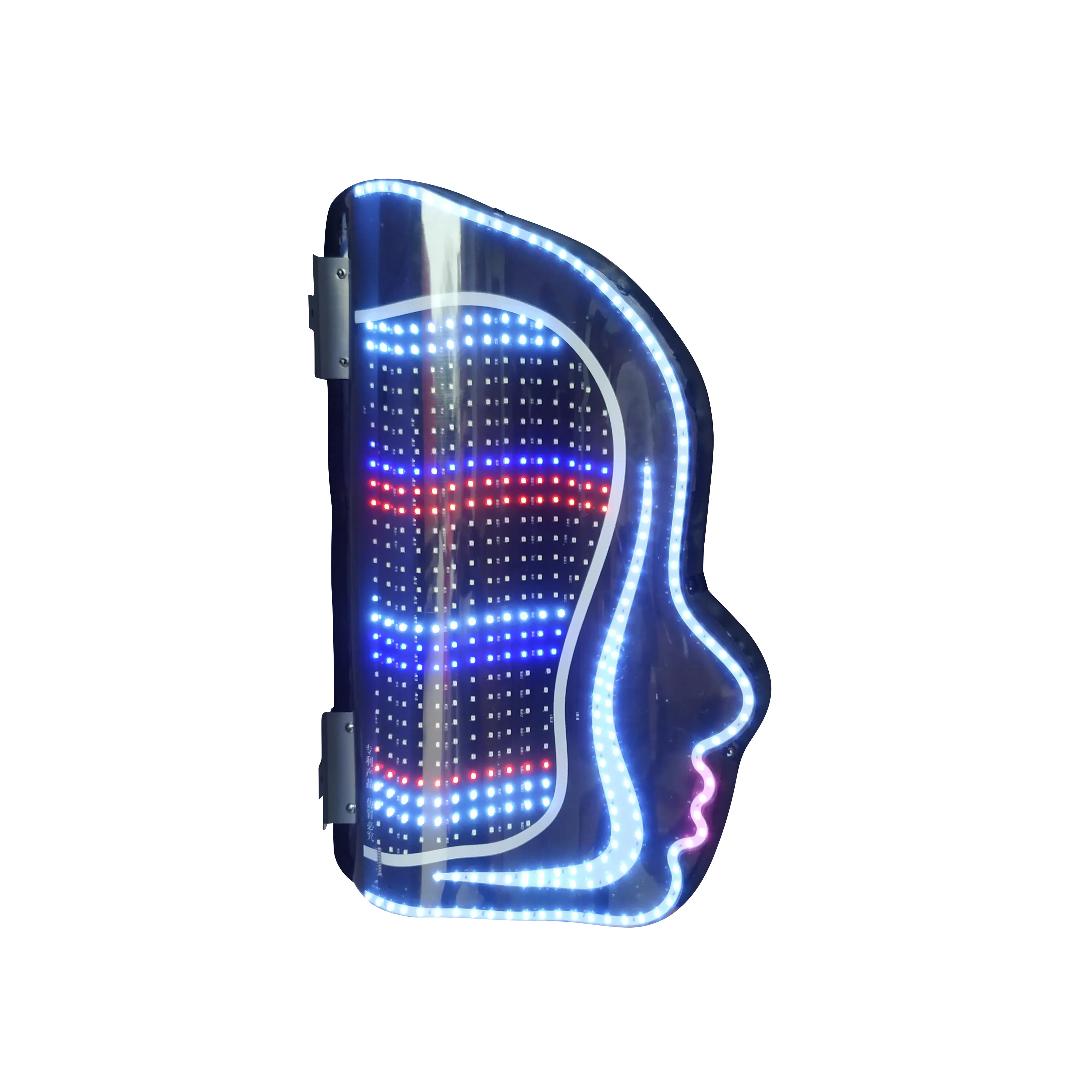 Custom Barber Shop Rotating Led Stripes Pole Light Hair Salon Led Sign Waterproof Indoor and Outdoor